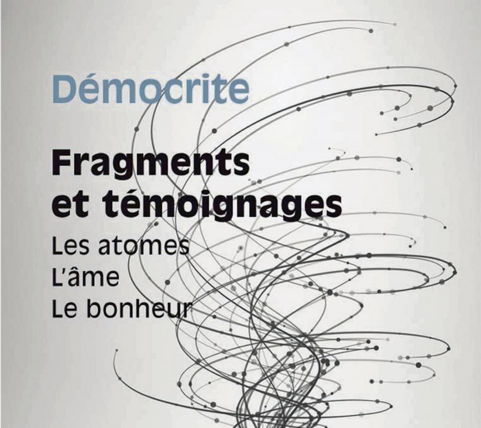 Couverture du livre : Démocrite, Fragments et témoignages