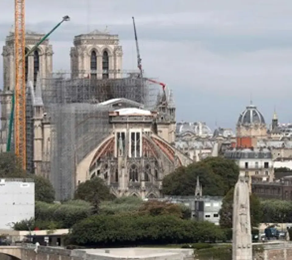 Notre-Dame de Paris en travaux