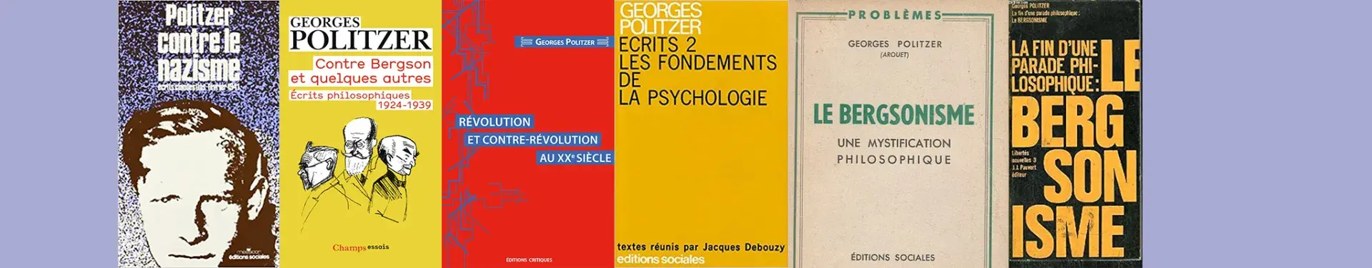 Couverture de livres de Politzer