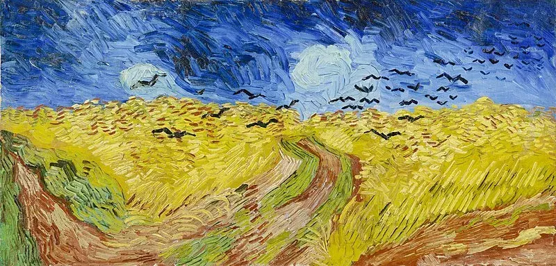 "Champ de blé aux corbeaux", Vincent Van Gogh
