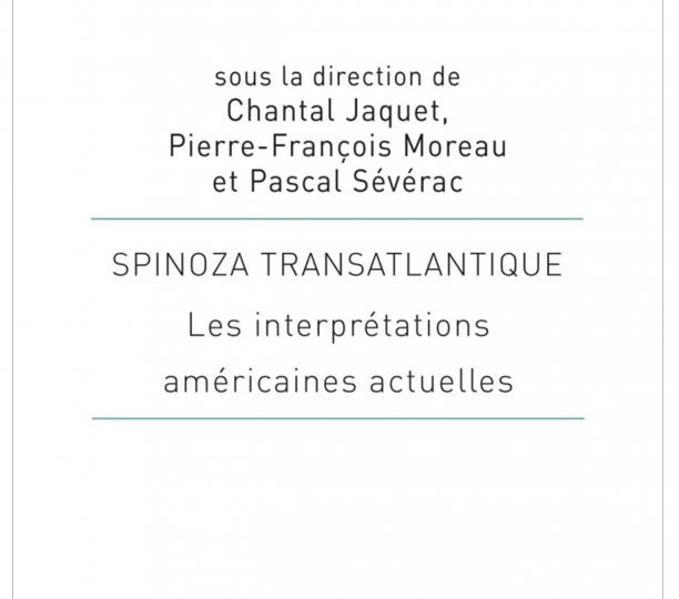 Spinoza transatlantique